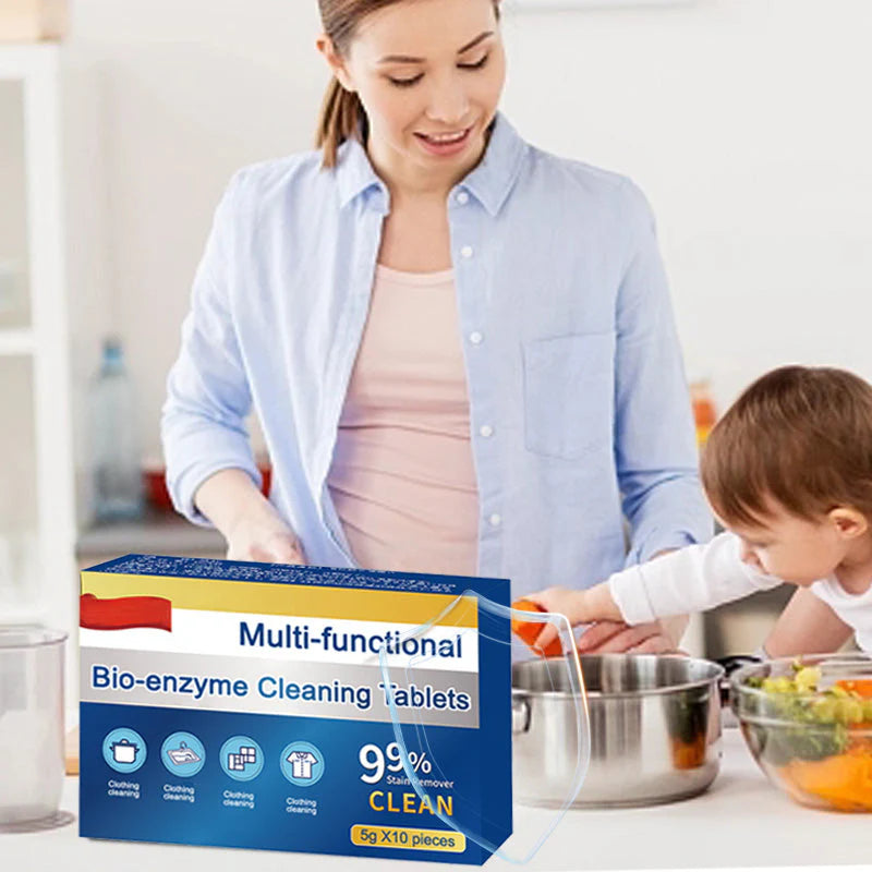 【šumivé tablety】Méně únavy z čištění, čištění již nikdy nebude obtížný úkol!