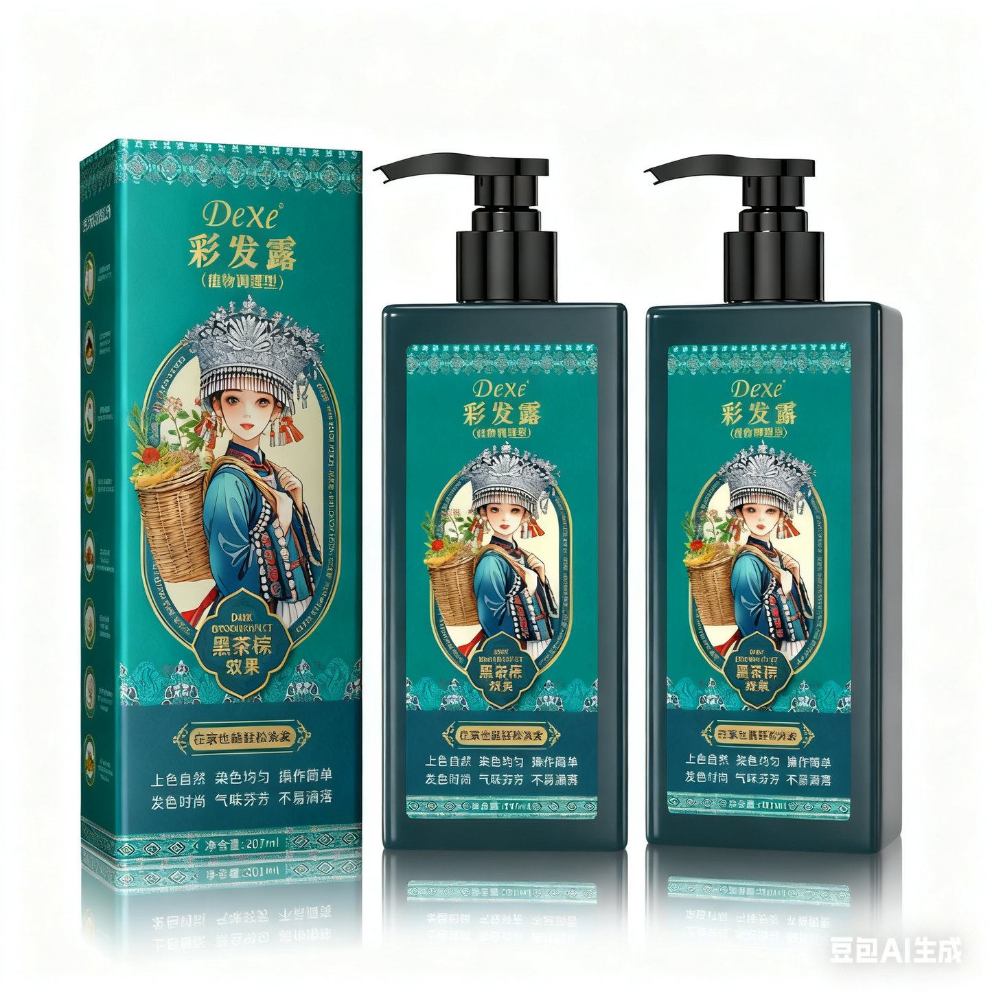 ✨🌿vlasová barva s rostlinnými výtažky na šedivé vlasy