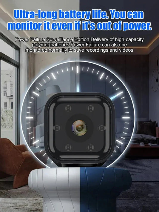 💥💥AS03 Chytrá WiFi bezpečnostní kamera – 1080P HD, noční vidění, detekce pohybu, nízká spotřeba energie