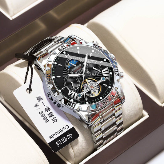 ⌚Zbrusu nové švýcarské vodotěsné automatické mechanické hodinky⌚