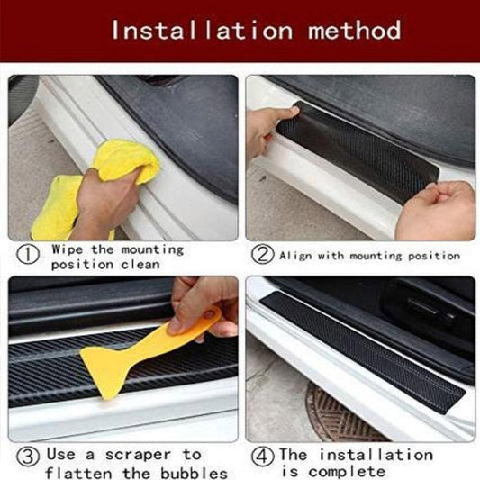 🚗Carbon Fiber Door Sill Stickers
