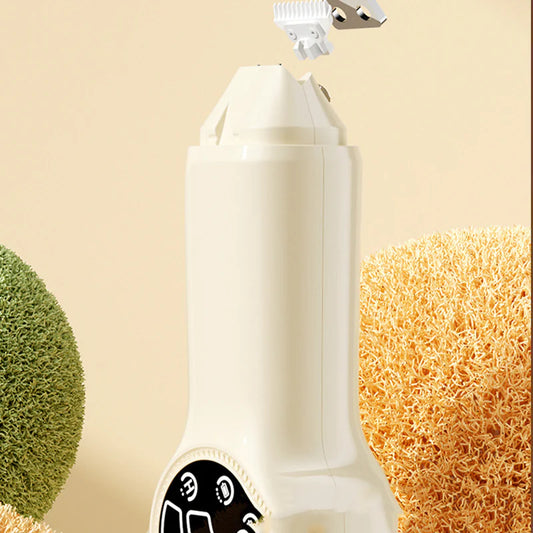 Bruska na drápky a zastřihovač chlupů pro domácí mazlíčky 2 v 1 – tichý, s LED osvětlením, bezpečný a dobíjecí