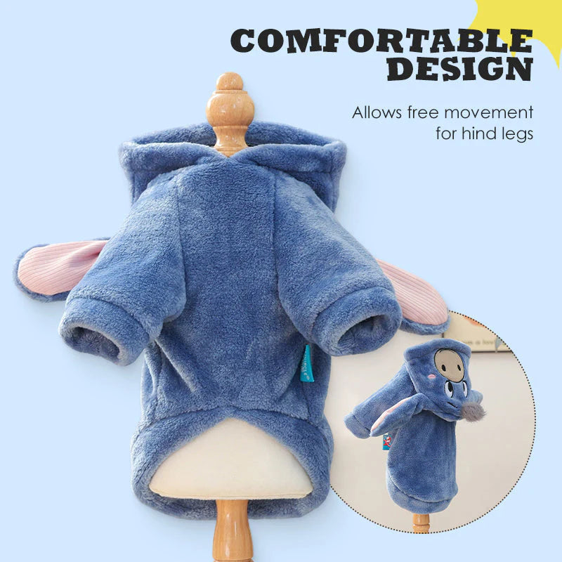 Urocza bluza z kapturem z motywem zwierzęcym