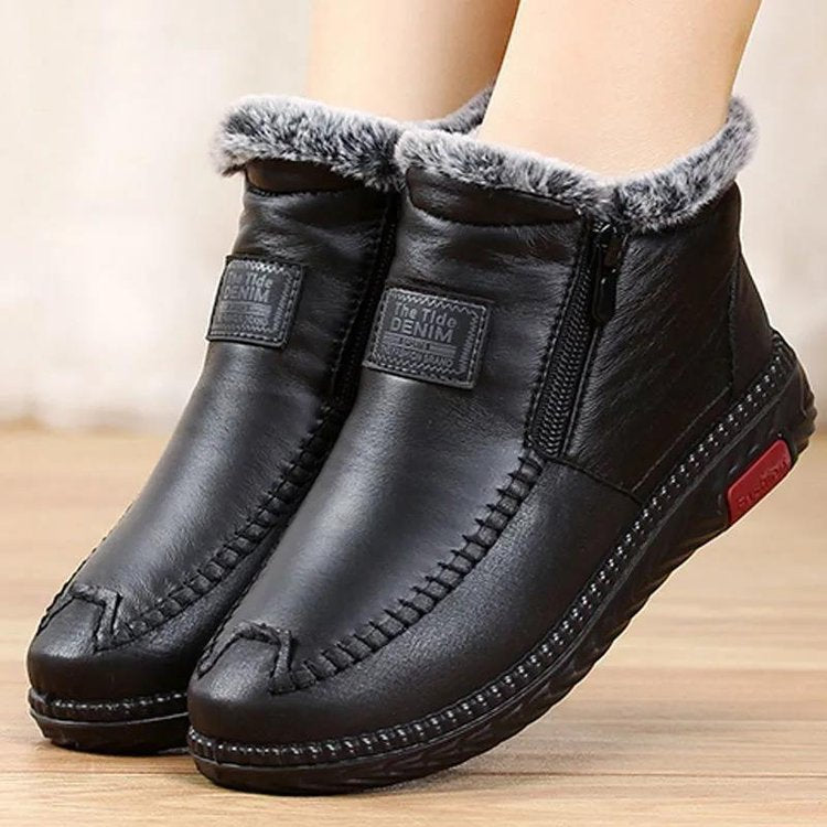 ❄️ 👢Dámské kotníkové boty z pravé kůže, protiskluzové