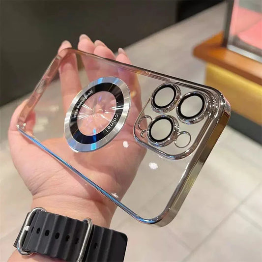 Průhledné a snadno použitelné, magneticky se připevňuje okamžitě, neviditelný ochránce vašeho iPhonu.