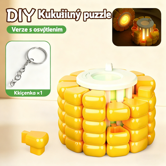 😎3D dekompresní hračka z kukuřičných zrn🏆