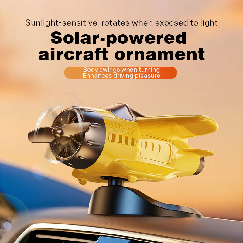 Energeticky úsporné a ekologické ozdoby ve tvaru letadla na solární pohon✈
