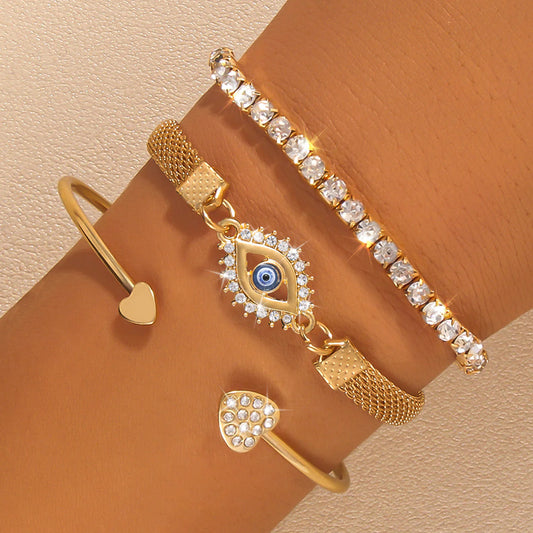 Sada tří náramků v boho stylu