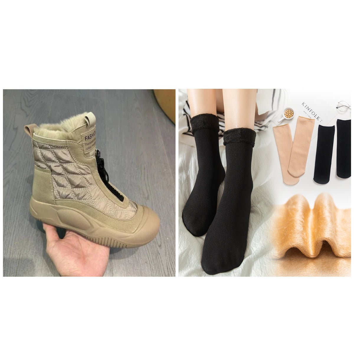 【🔥Nové produkty 2025】☔❄️Nepromokavé, zateplené vintage sněhule