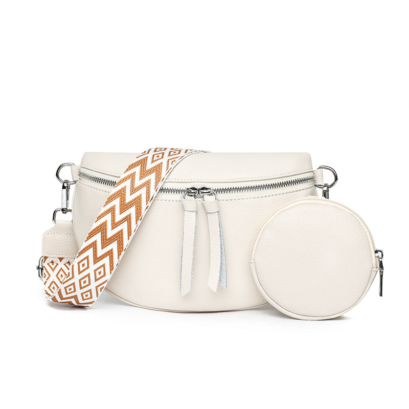 👜 Crossbody kabelka👜 Kůže je odolná vůči opotřebení a trvanlivá, takže se nemusíte obávat, že ji v dešti postříká voda, a po dlouhodobém používání se snadno nedeformuje🔥