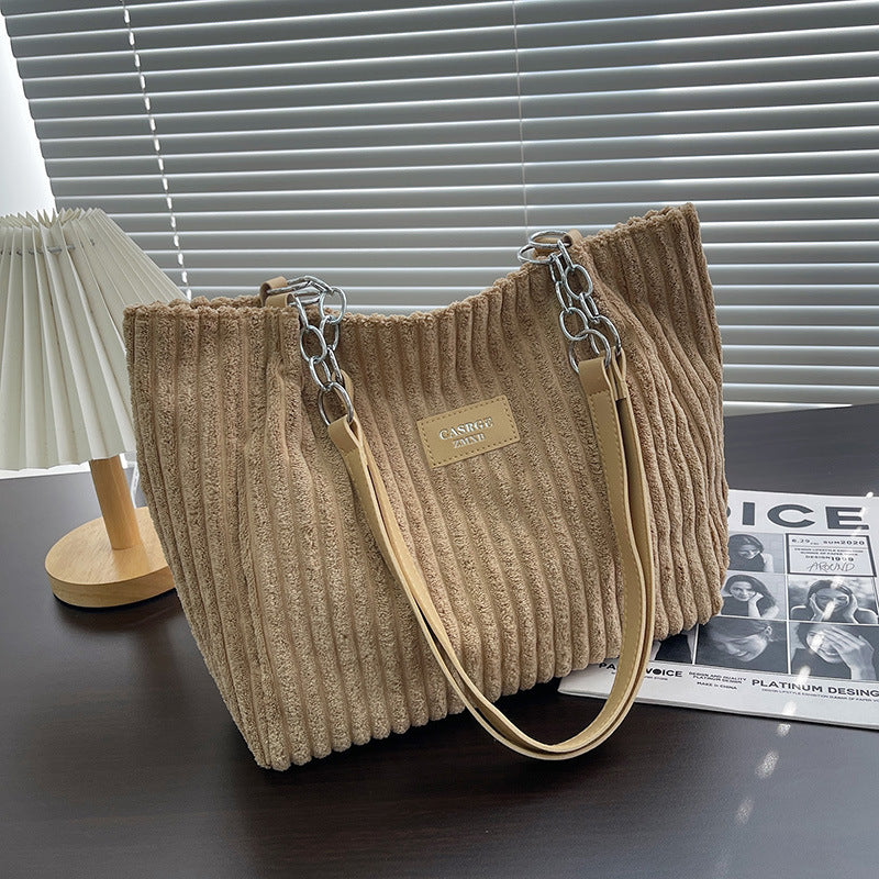 Julia™ | Bavlněná manšestrová taška👜