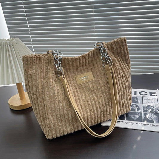 Julia™ | Bavlněná manšestrová taška👜