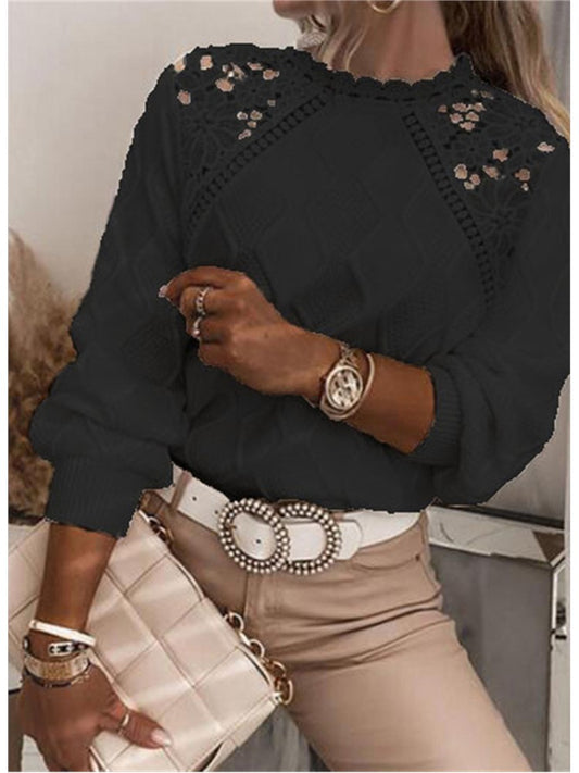 Elegantní pletený svetr slim fit