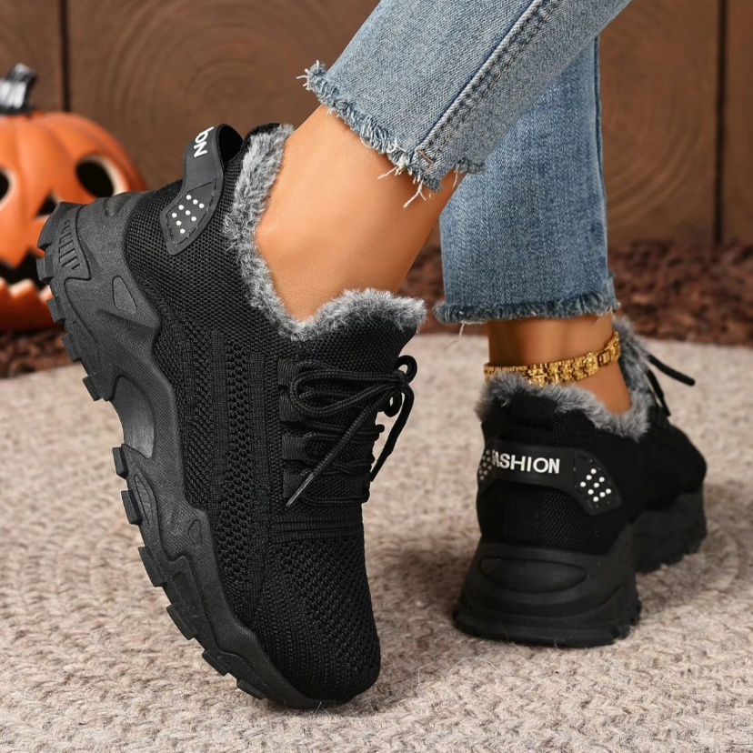 🔥Last Day Promotion 50% OFF - Women's plush cotton sneakers
