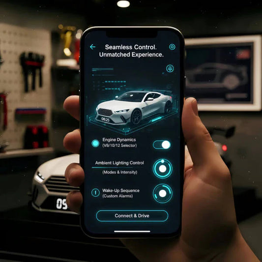 💥💥60 % SLEVA !! Hypercar budík –GTR Realistické efekty motoru a světla