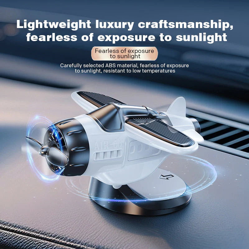 Energeticky úsporné a ekologické ozdoby ve tvaru letadla na solární pohon✈