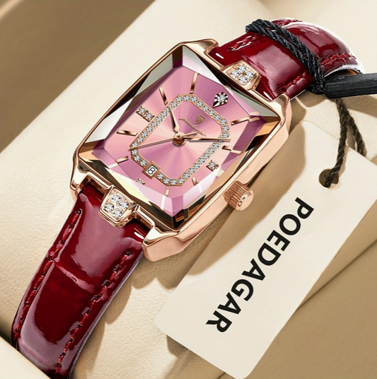 Dámské quartzové hodinky, elegantní a všestranné, ideální na dojíždění a zvláštní příležitosti, dobře zvolené