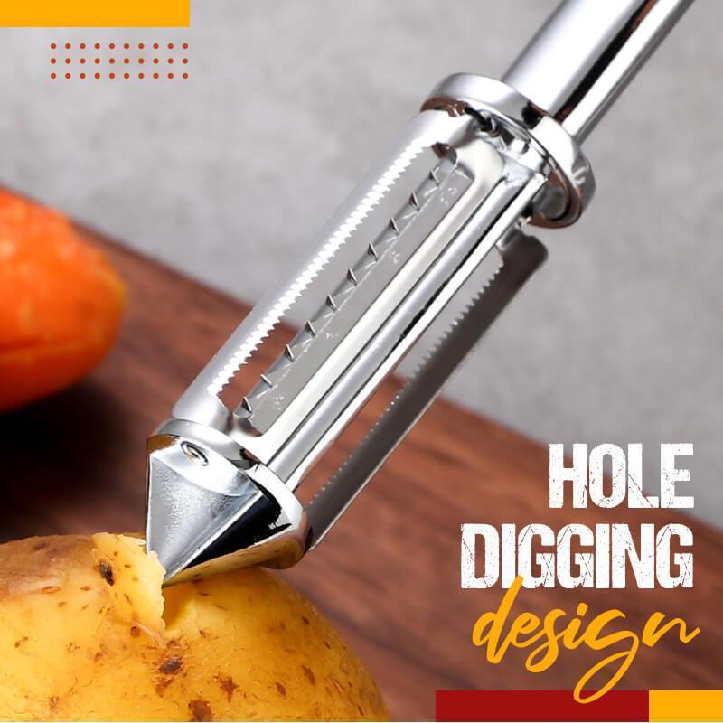 Multifunkční škrabka z nerezové oceli