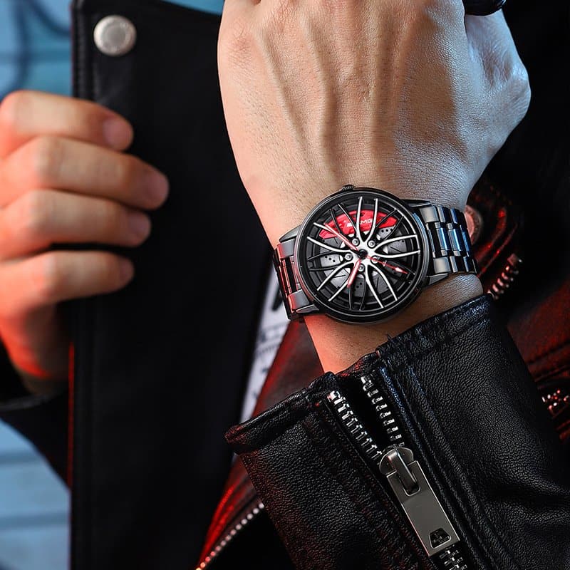 Dárkové hodinky - perfektní elegantní s volantem - tam, kde je čas vzácný⌚