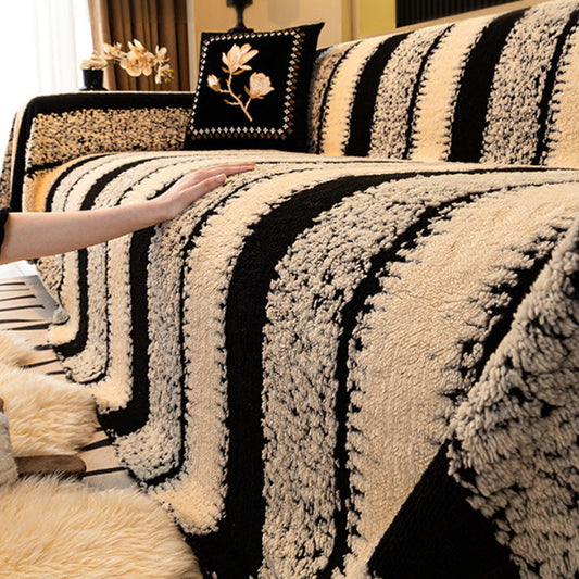 Měkký plyšový protiskluzový potah na pohovku🧣