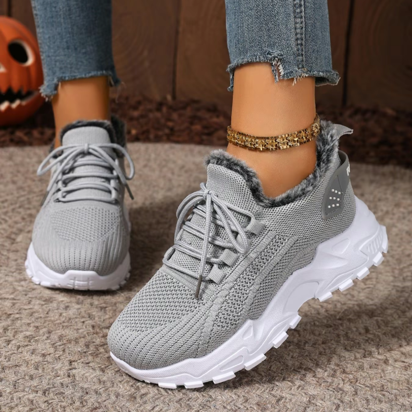 🔥Last Day Promotion 50% OFF - Women's plush cotton sneakers