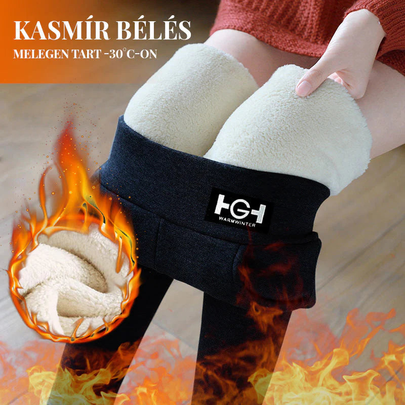 🧣 Módní dámské termo kašmírové úzké kalhoty👖