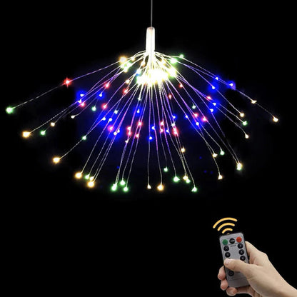 LED ohňostroje z měděného drátu