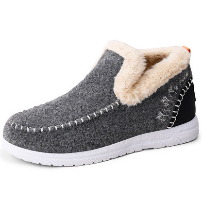 🔥Last Day Promotion 50% OFF - Women's Handcrafted Comfortable Slip-On Snow Boots