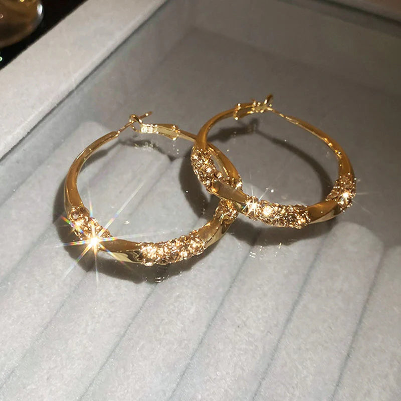 Kruhové náušnice se zirkonem✨✨