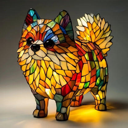 Grafika ze série Pes - LED noční lampa se zvířaty