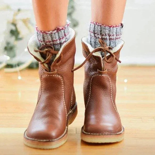 🔥50% sleva dnes - Nenechte si ujít tyto ergonomicky tvarované ortopedické boty - zimní fleecová podšívka + ručně šité👞