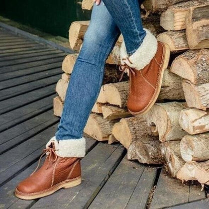 🔥50% sleva dnes - Nenechte si ujít tyto ergonomicky tvarované ortopedické boty - zimní fleecová podšívka + ručně šité👞