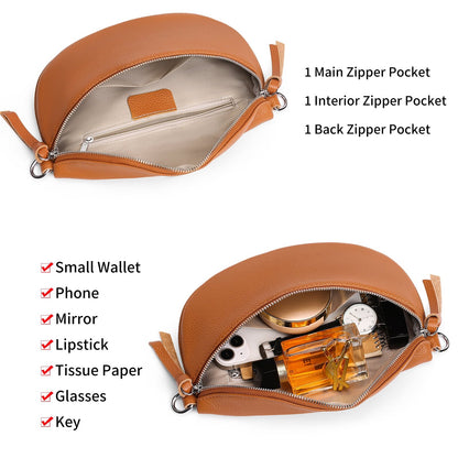 👜 Crossbody kabelka👜 Kůže je odolná vůči opotřebení a trvanlivá, takže se nemusíte obávat, že ji v dešti postříká voda, a po dlouhodobém používání se snadno nedeformuje🔥