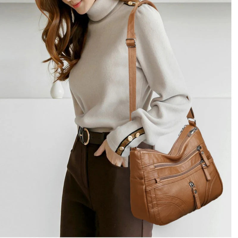 Moderiktig och mångsidig crossbody-väska för kvinnor