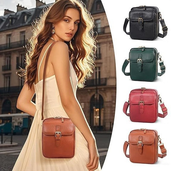 Kožená kabelka přes rameno