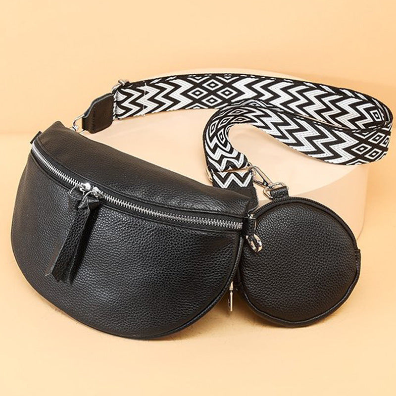👜 Crossbody kabelka👜 Kůže je odolná vůči opotřebení a trvanlivá, takže se nemusíte obávat, že ji v dešti postříká voda, a po dlouhodobém používání se snadno nedeformuje🔥