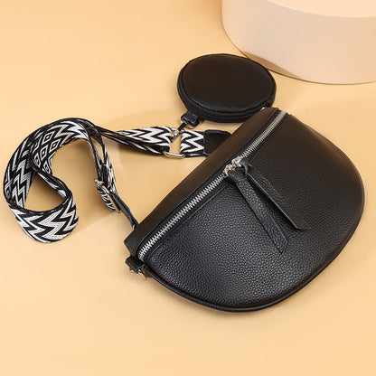 👜 Crossbody kabelka👜 Kůže je odolná vůči opotřebení a trvanlivá, takže se nemusíte obávat, že ji v dešti postříká voda, a po dlouhodobém používání se snadno nedeformuje🔥