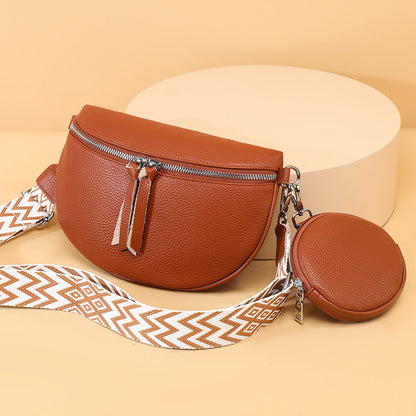 👜 Crossbody kabelka👜 Kůže je odolná vůči opotřebení a trvanlivá, takže se nemusíte obávat, že ji v dešti postříká voda, a po dlouhodobém používání se snadno nedeformuje🔥