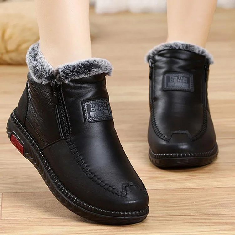 ❄️ 👢Dámské kotníkové boty z pravé kůže, protiskluzové