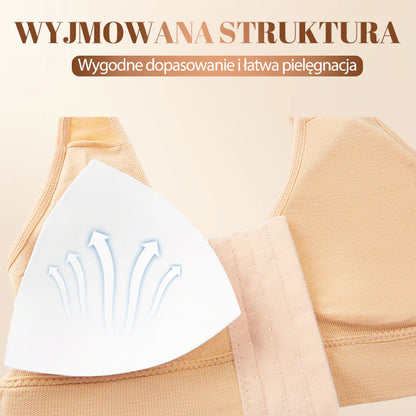 Dámská podprsenka bez kostic s předním zapínáním👙