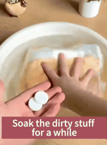 【šumivé tablety】Méně únavy z čištění, čištění již nikdy nebude obtížný úkol!