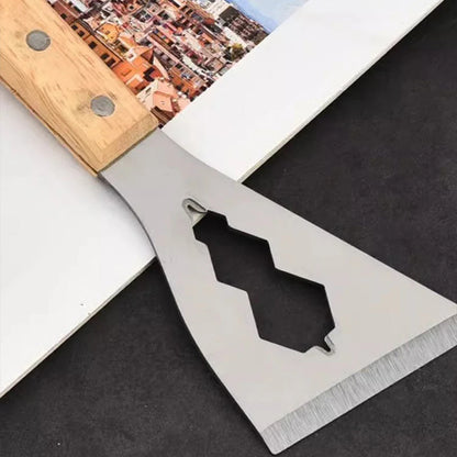 Multifunkční špachtle s dřevěnou rukojetí