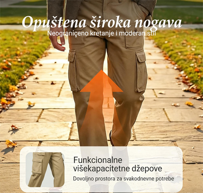 🔥 Super oblíbené produkty 🔥Víceúčelové pracovní kalhoty – rovné a s mnoha kapsami! 🌟🛡️
