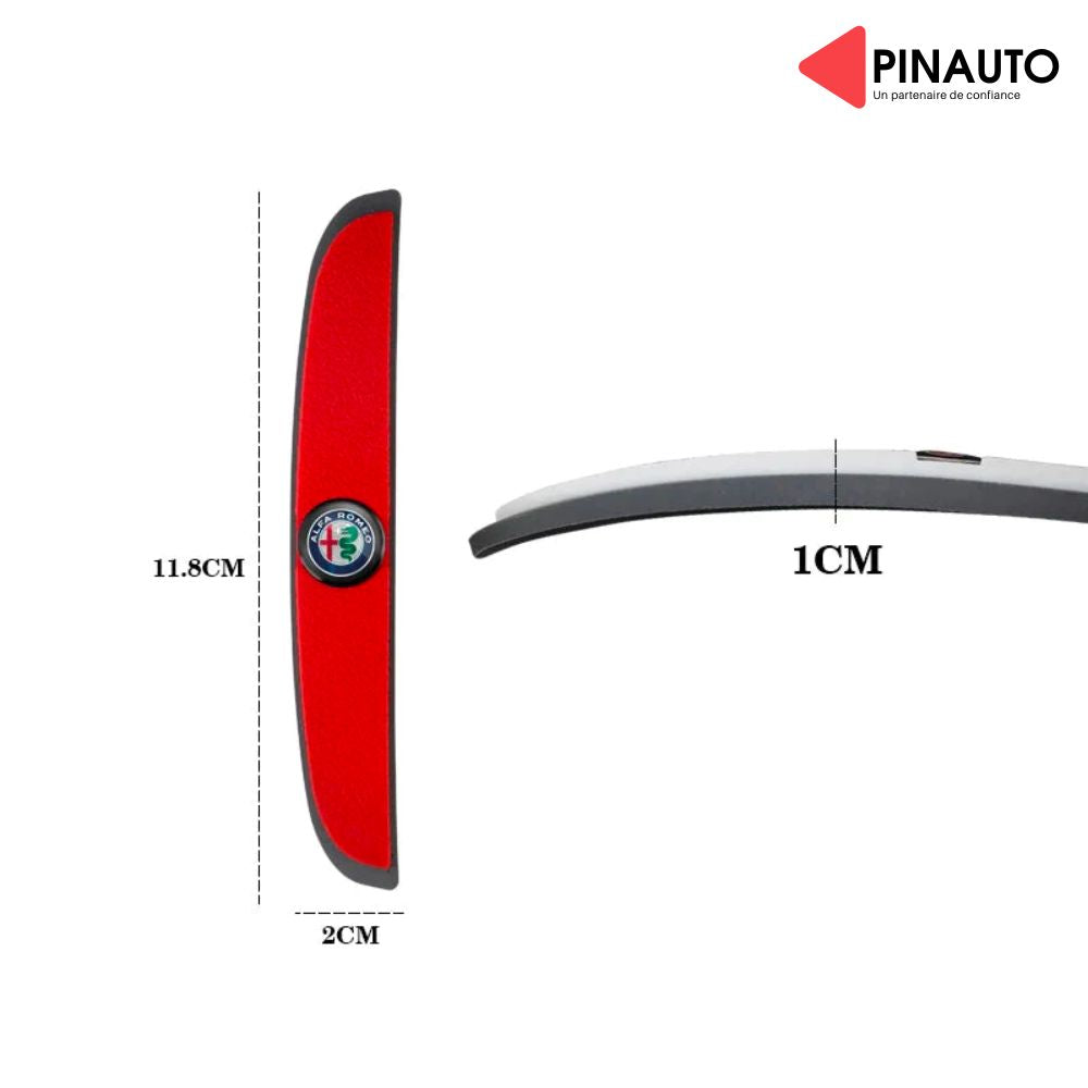 Chrániče dveří proti nárazům a poškrábání (4 kusy)