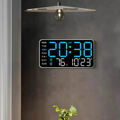 Velké digitální nástěnné LED hodiny