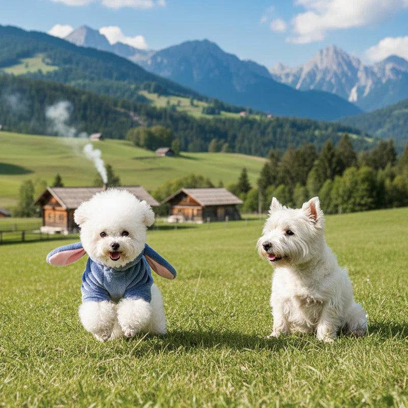 Urocza bluza z kapturem z motywem zwierzęcym