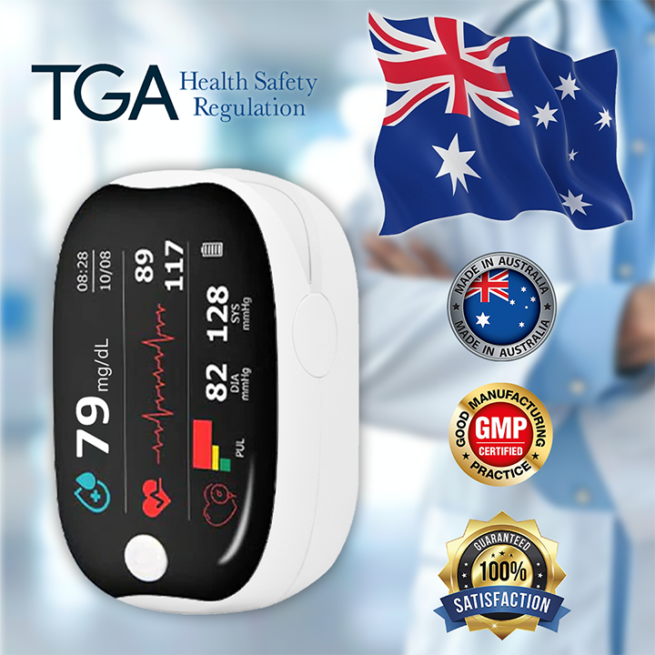 Clinclii™ GlucoSense laserový monitorovací přístroj pro hladinu glukózy v krvi