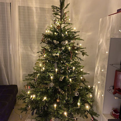 🎄Bezdrátové bezplamenné svíčky s dálkovým ovládáním a klipy