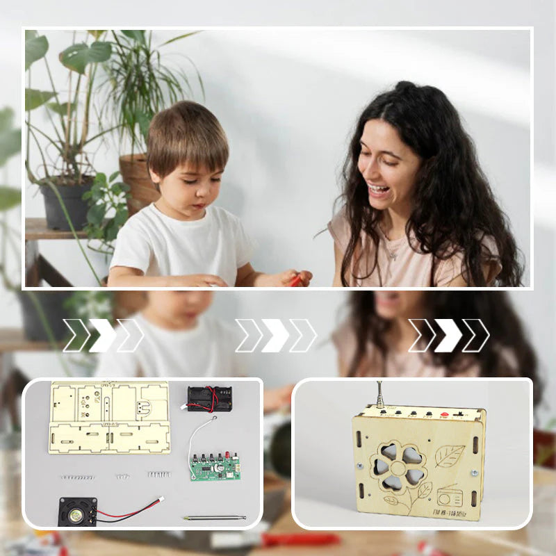 🔥 🔥Vzdělávací hračky pro děti - mini rádio