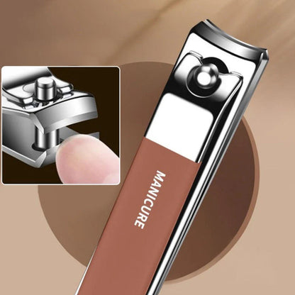 Přenosná 7dílná sada na manikúru s kleštičkami na nehty